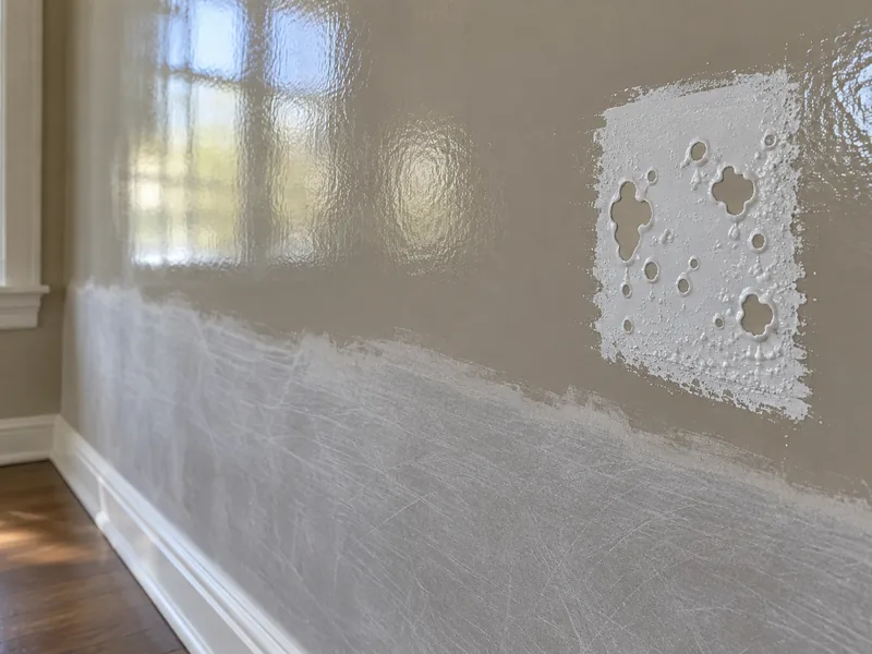 Primer beading and crawling away from a patch over an old gloss finish
